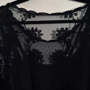 Xhilaration Black Lace Dress